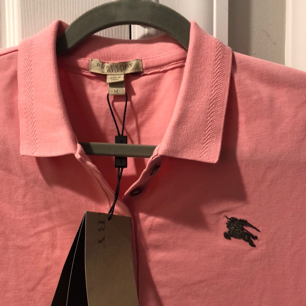 Burberry Carnation Pink Women Polo Shirt